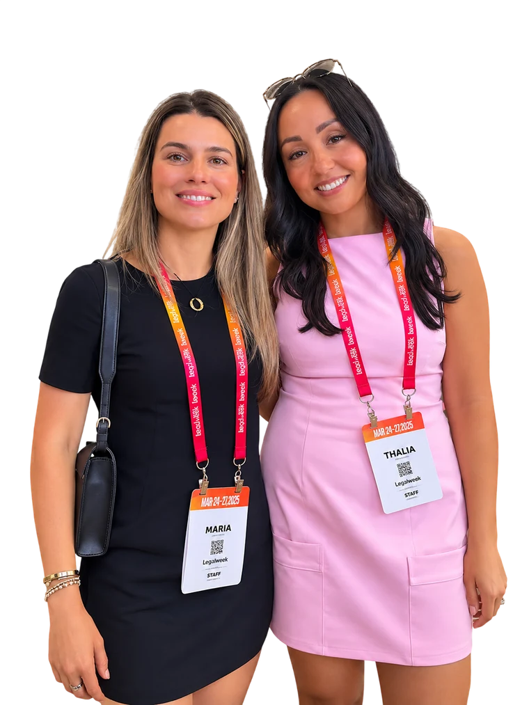 Maria Monroy, LawRank’s co-founder, and Thalia of LawRank