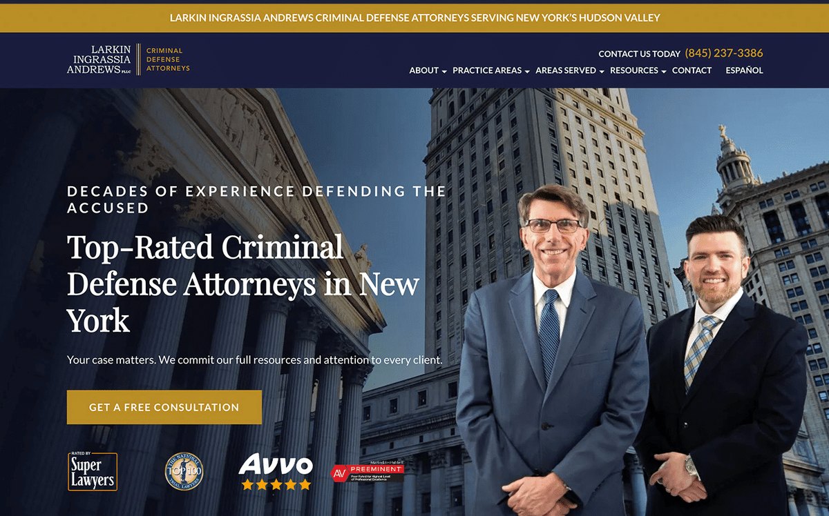 Homepage of Larkin Ingrassia Andrews